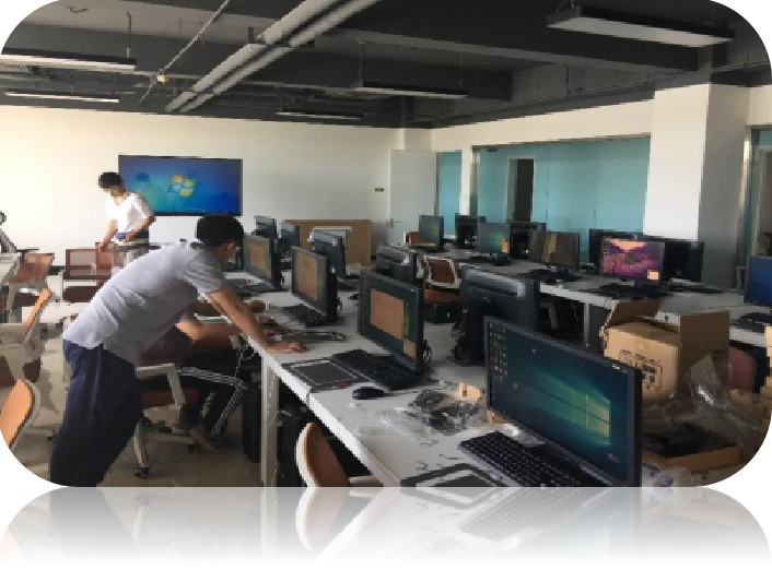 北京信息职业技术学院新媒体实训室