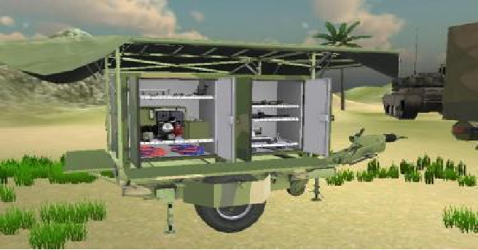 某型野战抢修平台训练系统